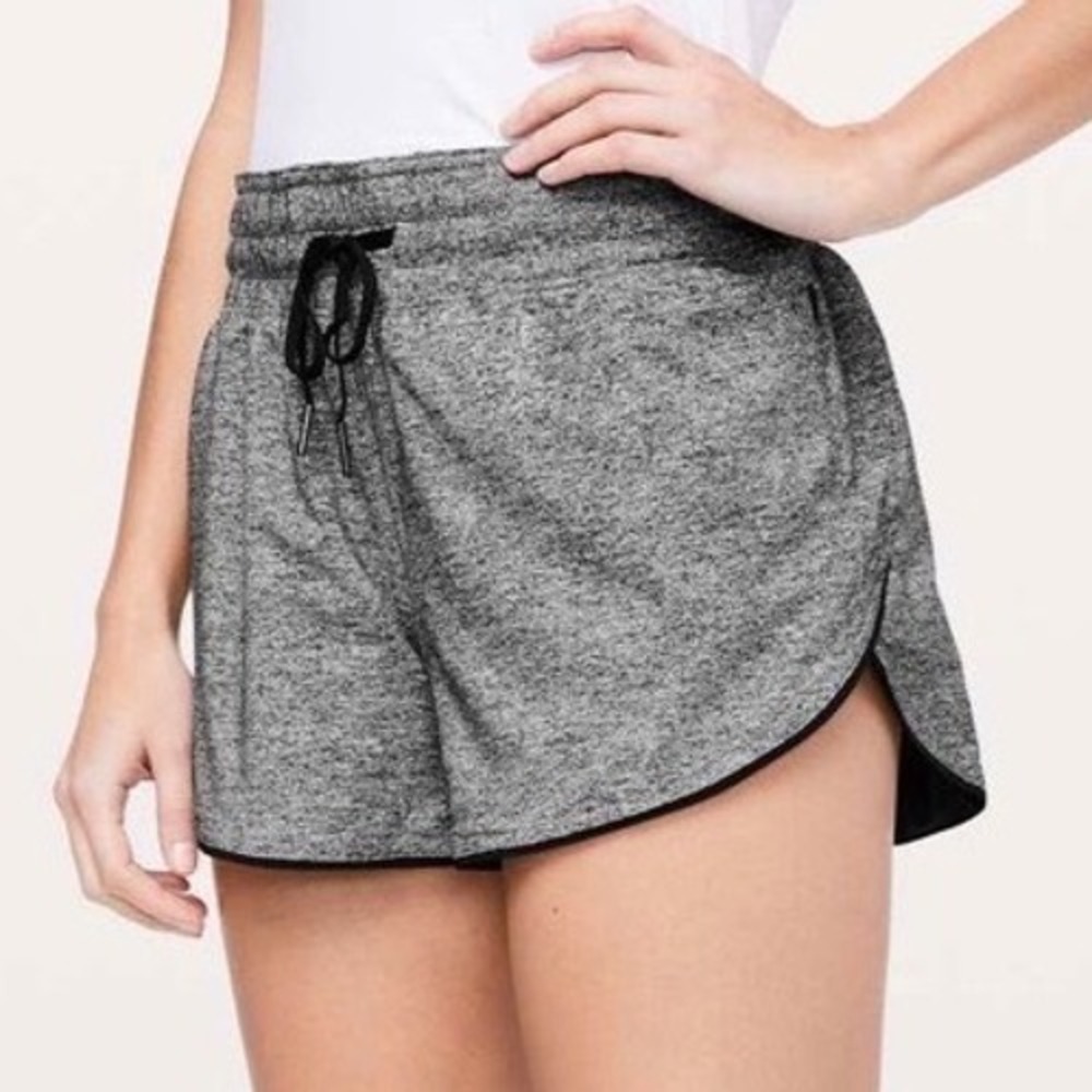 Lululemon Choose A Side Short 3 Heather Lux Multi Black Reversible W7ASYS 10 E2